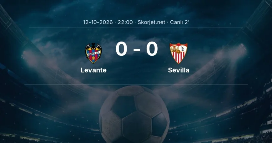 MAÇ BAŞLADI | Levante - Sevilla