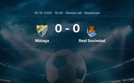 La Liga: Málaga - Real Sociedad kadro ve maç öncesi
