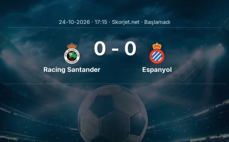 Racing Santander - Espanyol muhtemel ilk 11'ler | La Liga
