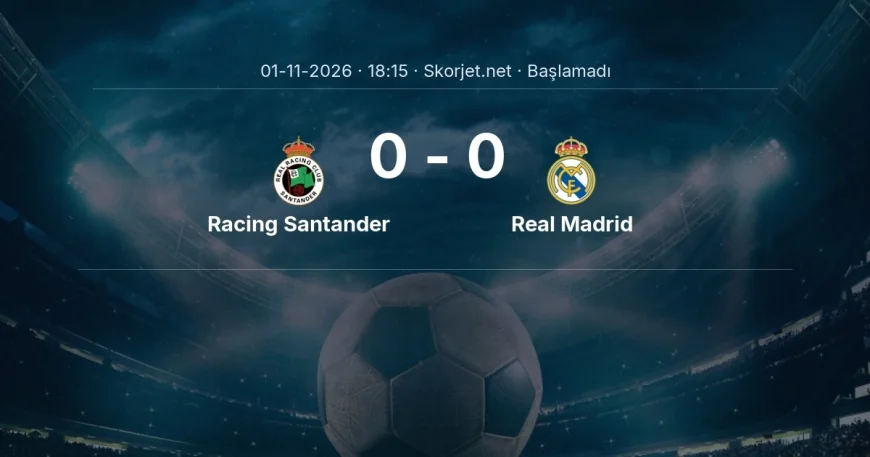 Racing Santander - Real Madrid muhtemel ilk 11'ler | La Liga