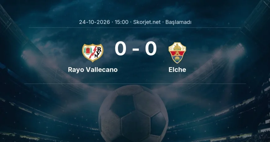 Rayo Vallecano - Elche maçı ne zaman, saat kaçta? | La Liga