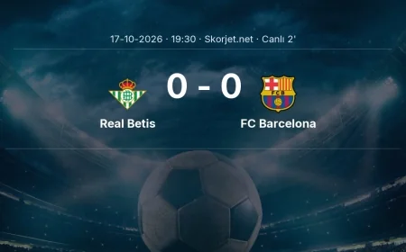 MAÇ BAŞLADI | Real Betis - FC Barcelona