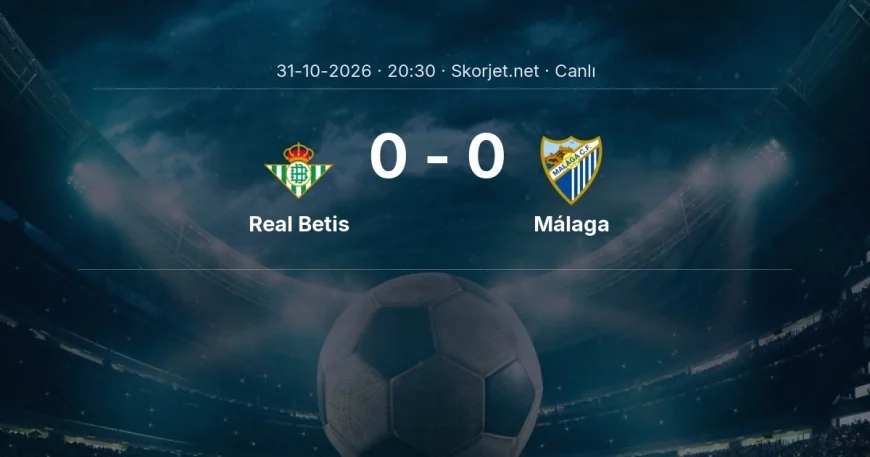 MAÇ BAŞLADI | Real Betis - Málaga