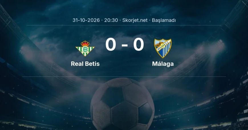 Real Betis - Málaga muhtemel ilk 11'ler | La Liga