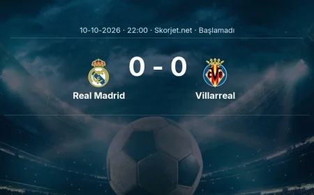 Real Madrid - Villarreal maçı ne zaman, saat kaçta? | La Liga