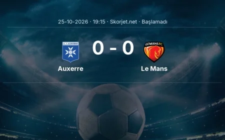 Auxerre - Le Mans maçı ne zaman, saat kaçta? | Ligue 1