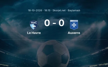 Le Havre - Auxerre maçı ne zaman, saat kaçta? | Ligue 1