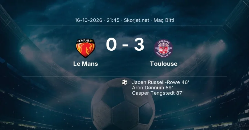 Le Mans 0-3 Toulouse - maç özeti | Ligue 1