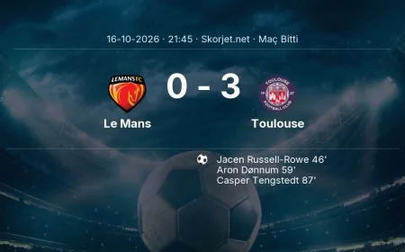 Le Mans 0-3 Toulouse - maç özeti | Ligue 1