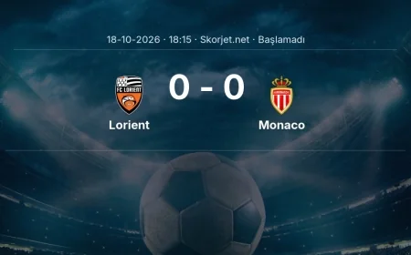 Lorient - Monaco maçı ne zaman, saat kaçta? | Ligue 1