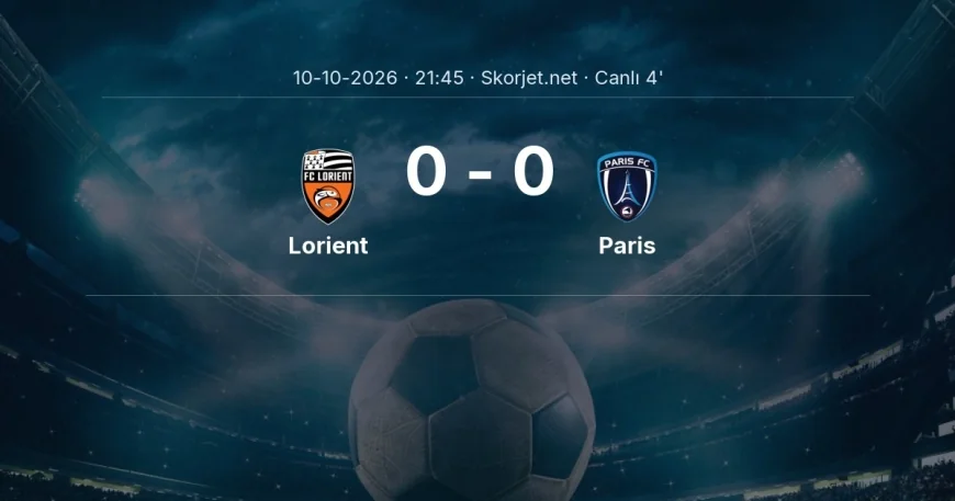 MAÇ BAŞLADI | Lorient - Paris