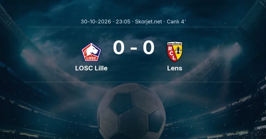Ligue 1: LOSC Lille - Lens maçı başladı