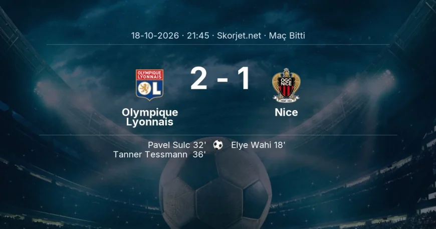 Olympique Lyonnais 2-1 Nice - maç özeti | Ligue 1