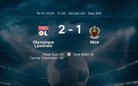 Olympique Lyonnais 2-1 Nice - maç özeti | Ligue 1