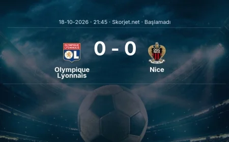 Ligue 1: Olympique Lyonnais - Nice maç bilgileri
