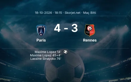 Maç sonucu: Paris 4-3 Rennes | Ligue 1
