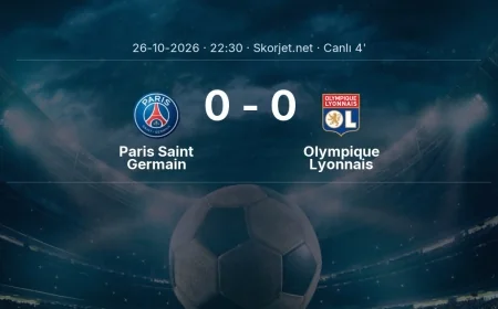 Paris Saint Germain - Olympique Lyonnais maçı başladı | Ligue 1