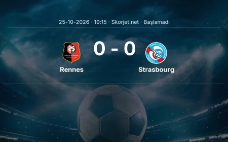 Rennes - Strasbourg muhtemel ilk 11'ler | Ligue 1