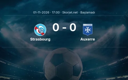 Strasbourg - Auxerre maçı ne zaman, saat kaçta? | Ligue 1