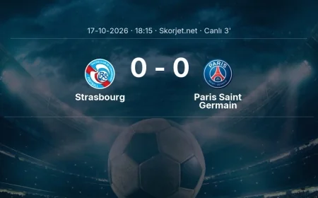 Ligue 1: Strasbourg - Paris Saint Germain maçı başladı