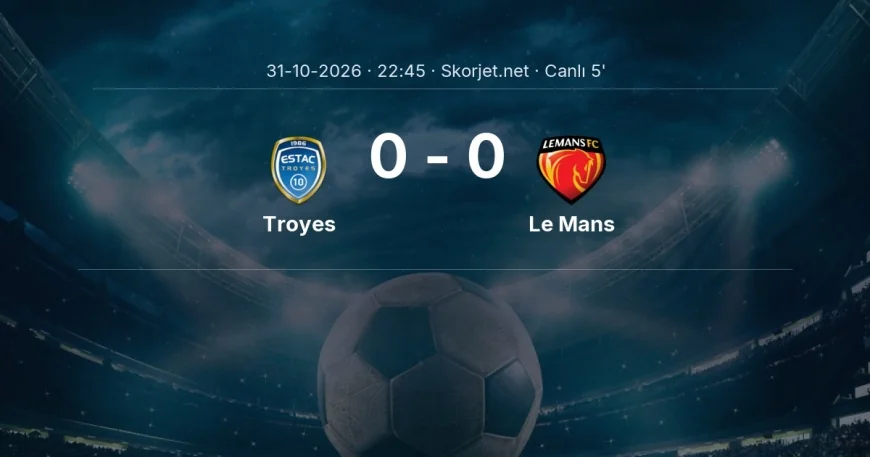 Troyes - Le Mans maçı başladı | Ligue 1