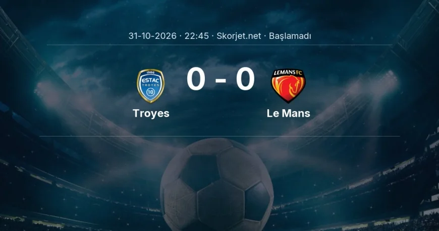 Ligue 1: Troyes - Le Mans kadro ve maç öncesi