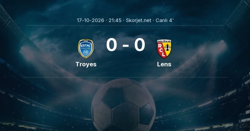 Troyes - Lens maçı başladı | Ligue 1
