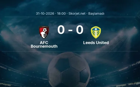 AFC Bournemouth - Leeds United muhtemel ilk 11'ler | Premier Lig