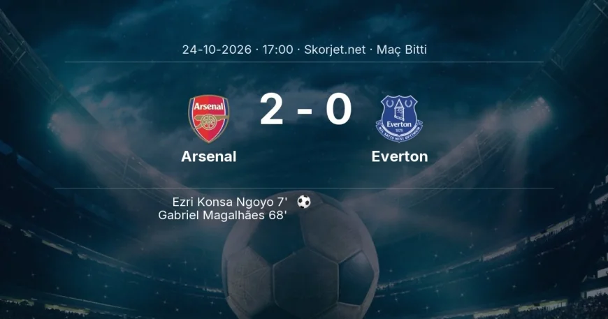 Arsenal 2-0 Everton - maç özeti | Premier Lig