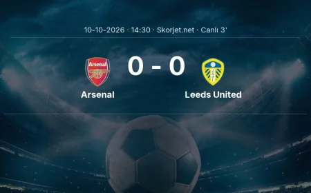 MAÇ BAŞLADI | Arsenal - Leeds United
