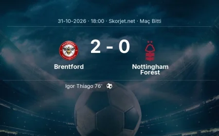 Brentford 2-0 Nottingham Forest - maç özeti | Premier Lig