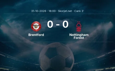 Brentford - Nottingham Forest maçı başladı | Premier Lig