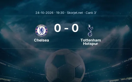 Premier Lig: Chelsea - Tottenham Hotspur maçı başladı