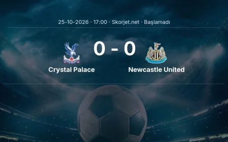 Crystal Palace - Newcastle United muhtemel ilk 11'ler | Premier Lig