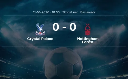 Crystal Palace - Nottingham Forest maçı ne zaman, saat kaçta? | Premier Lig