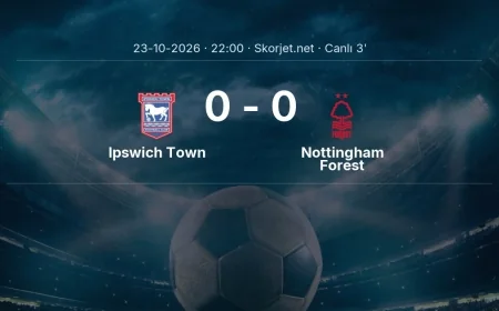 Ipswich Town - Nottingham Forest maçı başladı | Premier Lig