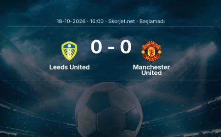 Leeds United - Manchester United muhtemel ilk 11'ler | Premier Lig