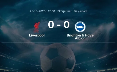 Liverpool - Brighton & Hove Albion muhtemel ilk 11'ler | Premier Lig