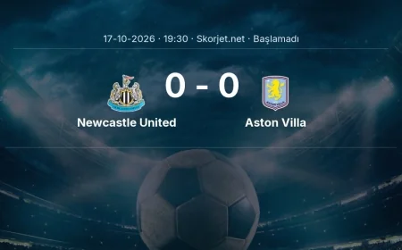 Premier Lig: Newcastle United - Aston Villa kadro ve maç öncesi
