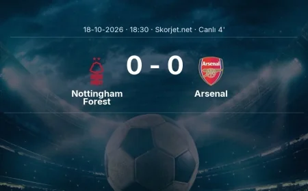 MAÇ BAŞLADI | Nottingham Forest - Arsenal