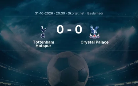 Tottenham Hotspur - Crystal Palace muhtemel ilk 11'ler | Premier Lig