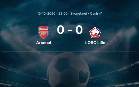 Şampiyonlar Ligi: Arsenal - LOSC Lille maçı başladı