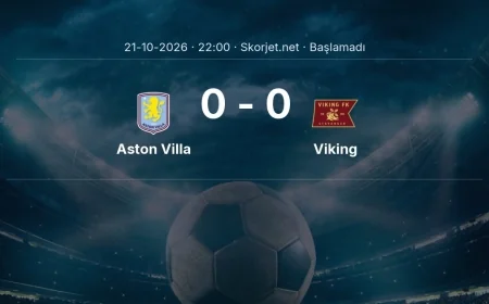Şampiyonlar Ligi: Aston Villa - Viking kadro ve maç öncesi