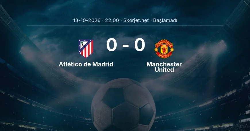 Şampiyonlar Ligi: Atlético de Madrid - Manchester United kadro ve maç öncesi