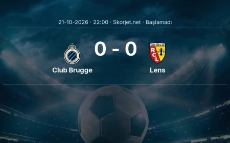 Club Brugge - Lens maçı ne zaman, saat kaçta? | Şampiyonlar Ligi