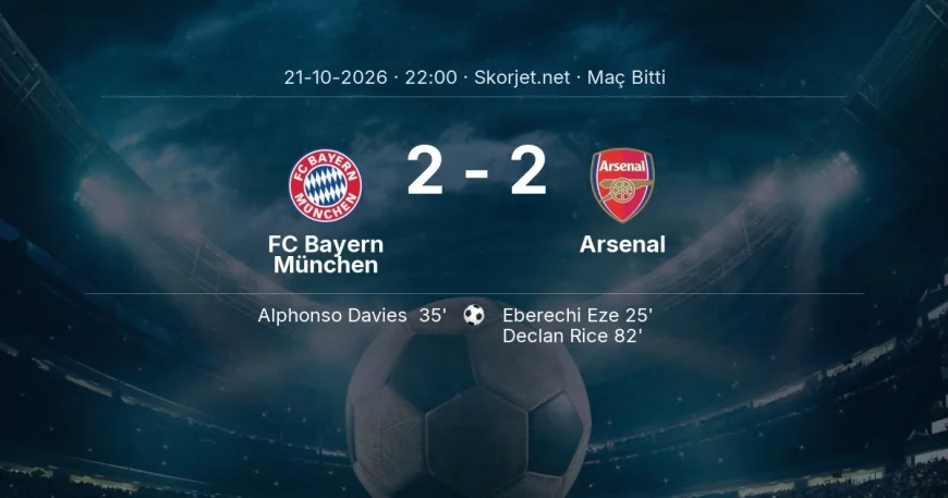 Şampiyonlar Ligi | FC Bayern München 2-2 Arsenal sonucu