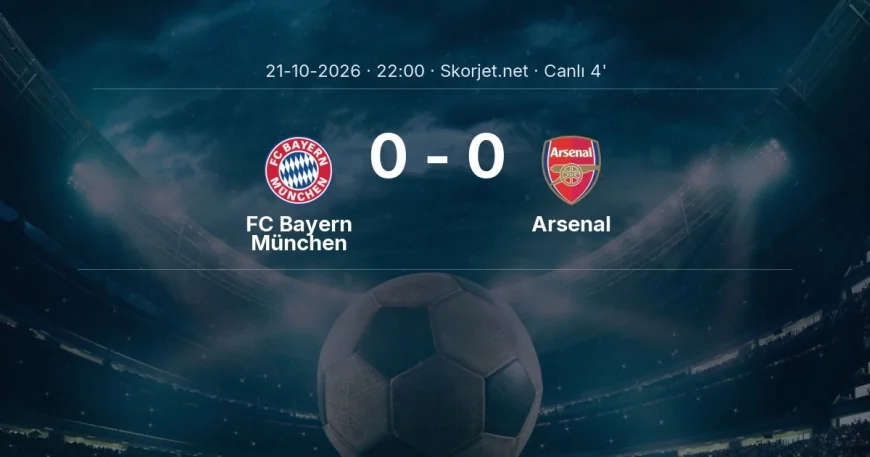 Şampiyonlar Ligi: FC Bayern München - Arsenal maçı başladı
