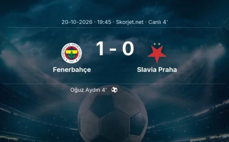 MAÇ BAŞLADI | Fenerbahçe - Slavia Praha