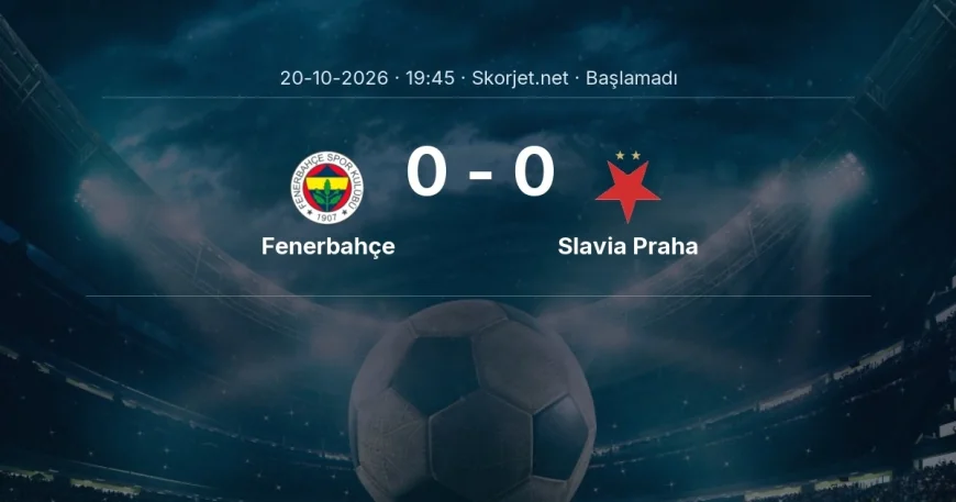 Fenerbahçe - Slavia Praha muhtemel ilk 11'ler | Şampiyonlar Ligi