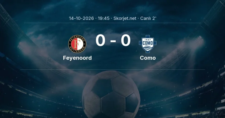 Feyenoord - Como maçı başladı | Şampiyonlar Ligi